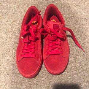 Red Suede Puma’s NEVER Worn